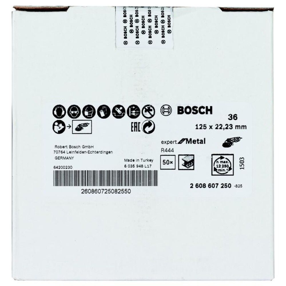 Lihvpaber Bosch Expert for metal 125 mm K36