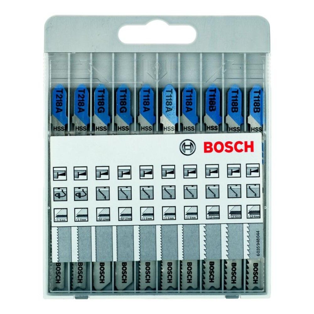 Saeterade komplekt Bosch 10 tk metallile