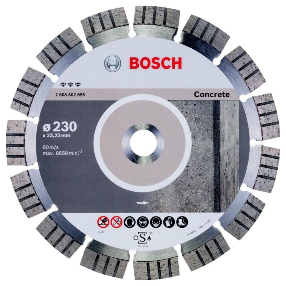 Teemantlõikeketas Bosch Best for concrete 230 mm