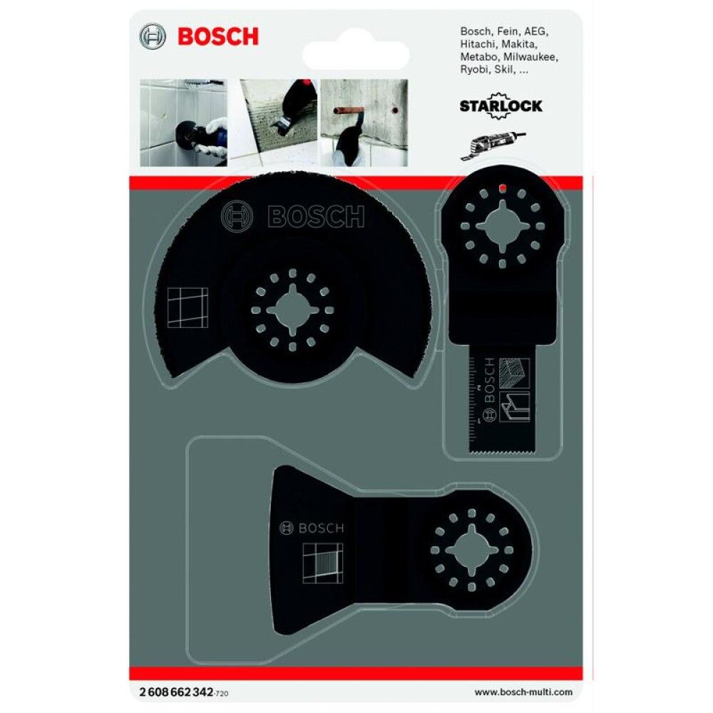 Tarvikute komplekt Bosch 3-osaline