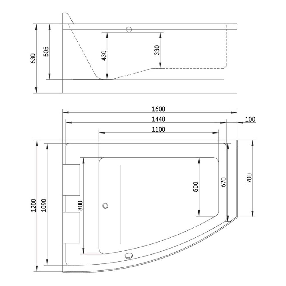 Vann Camargue Skärgård Värmland Clean vasak 160 cm
