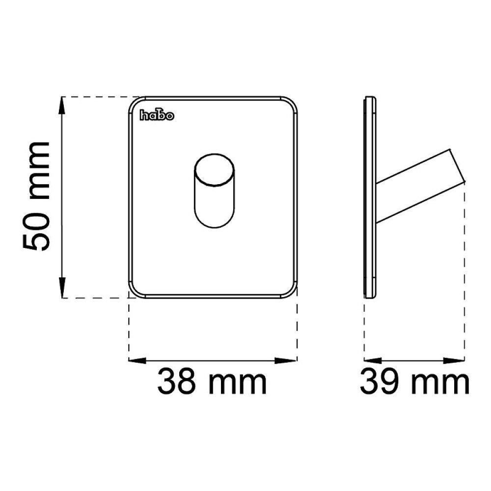 Nagi Habo Edge läikiv roostevaba teras