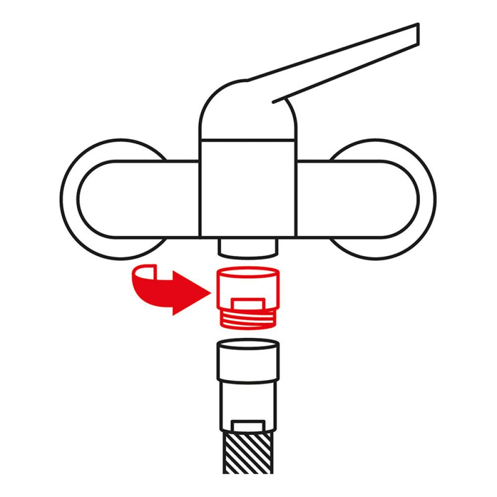 Veesäästja ühendus dušile 1/2"