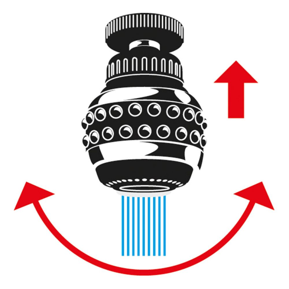 Veesäästlik aeraator kroomitud M22/M24