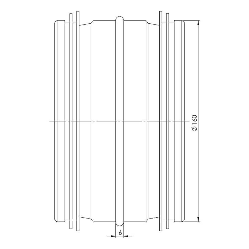 Siseliitmik Europlast 160 mm