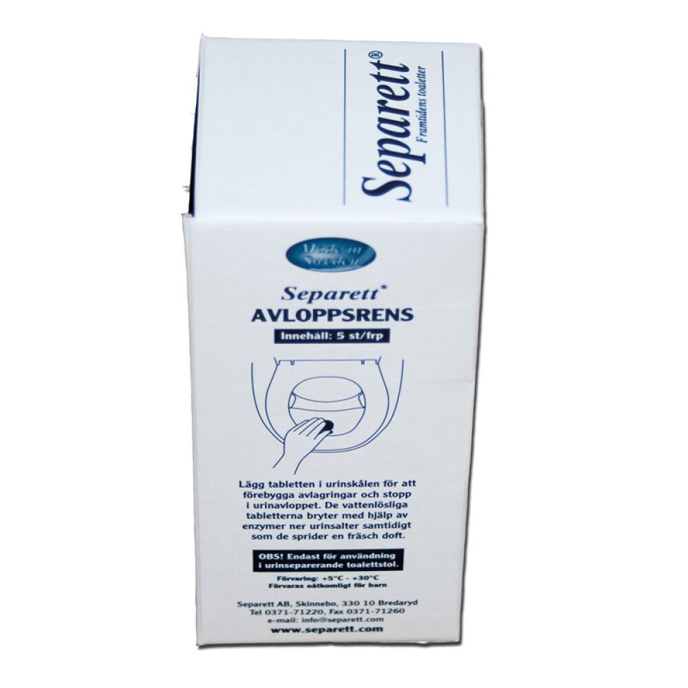 Biotablett uriinieraldajale Separett 5 tk/pakk