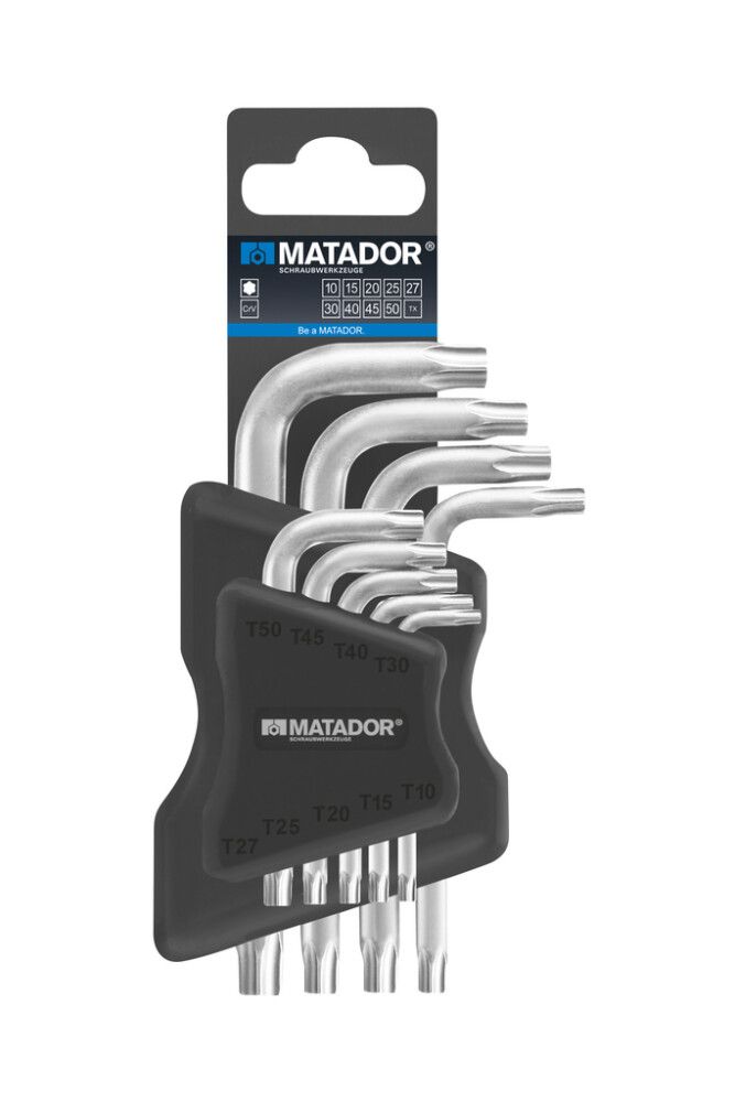 Torx võtmete komplekt Matador TX9 - TX40