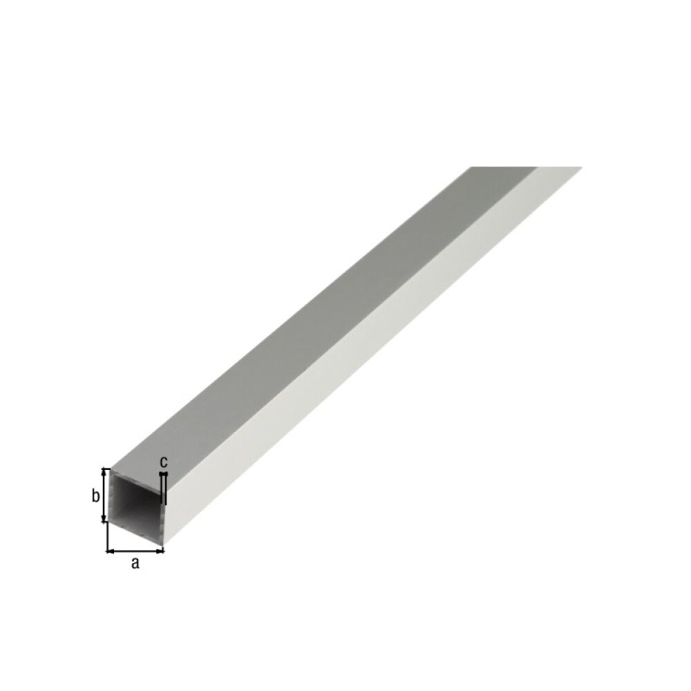 Nelikanttoru alumiinium 20 x 20 x 1000 mm