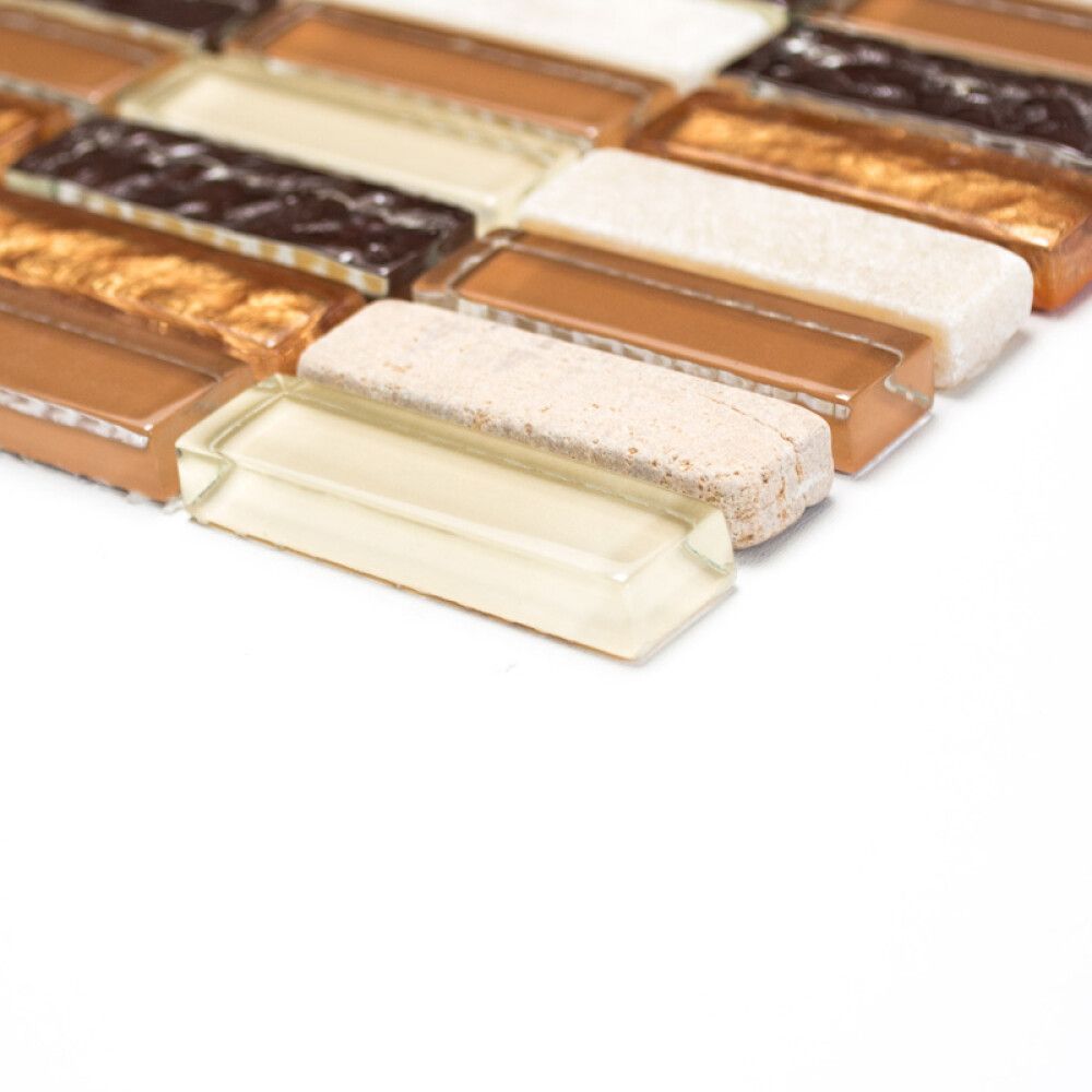 Klaasmosaiik Crystal/Stone Mix 32,2 x 31 cm