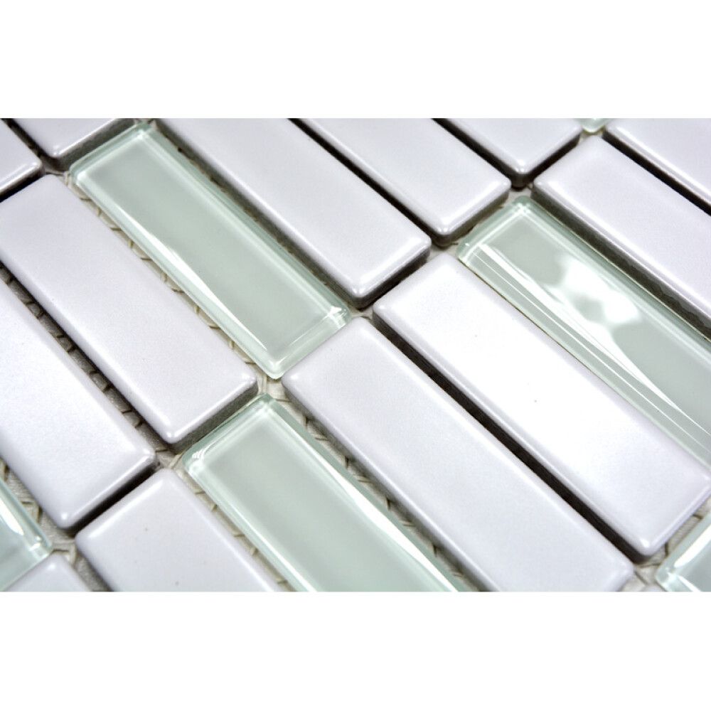 Mosaiik Mix valge matt 29,5 x 29 cm