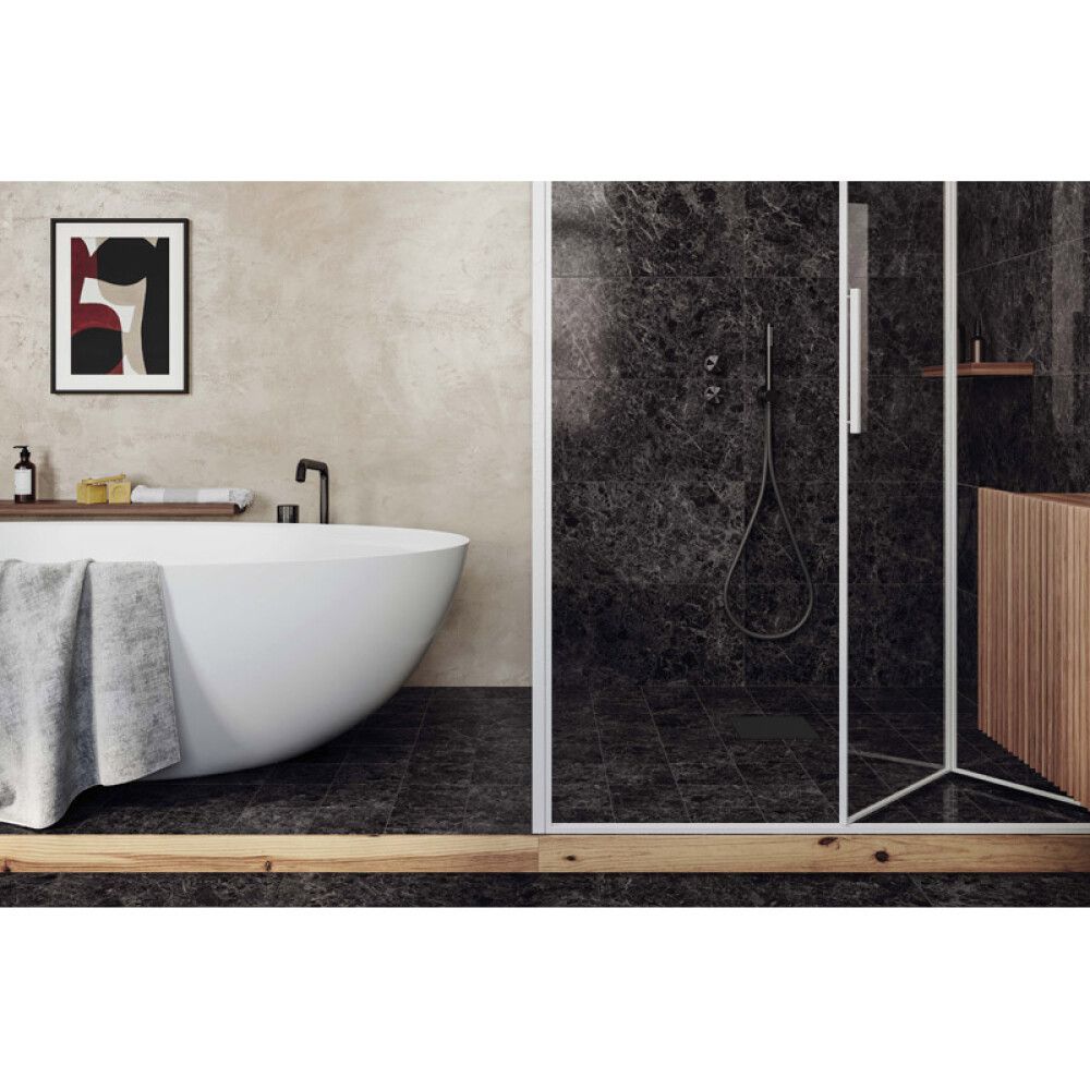 Põrandaplaat Atlas Concorde Marble Mix 15 x 15 cm matt must