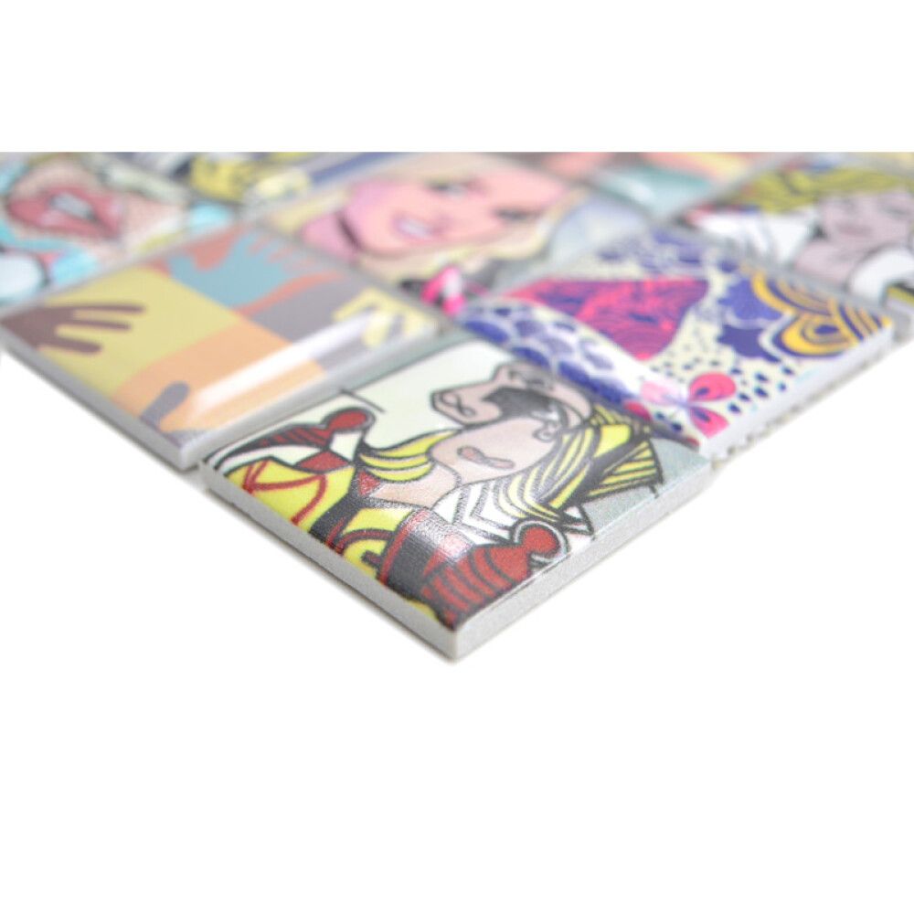 Mosaiik Quadrat Mix CG POP 30 x 30 cm