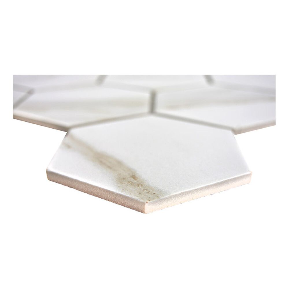 Mosaiik Fliesen Hexagon Calacatta