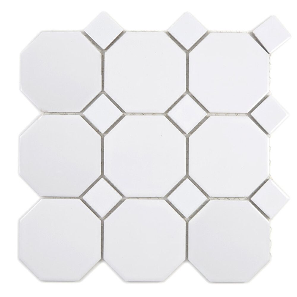 Mosaiik Octa valge 30 x 30 cm