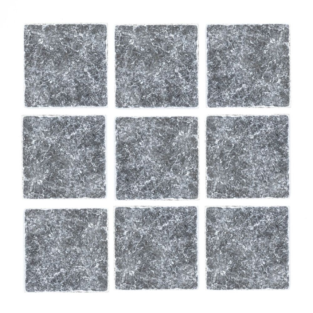 Marmorplaat Nero 10 x 10 cm