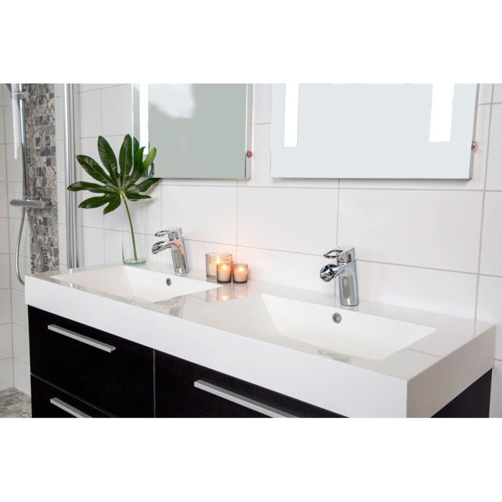 Seinaplaat Concept matt valge 20 x 40 cm