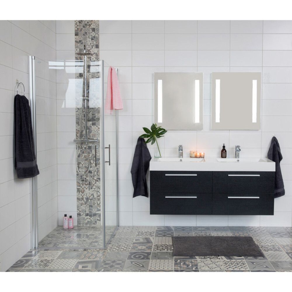 Seinaplaat Concept matt valge 20 x 40 cm