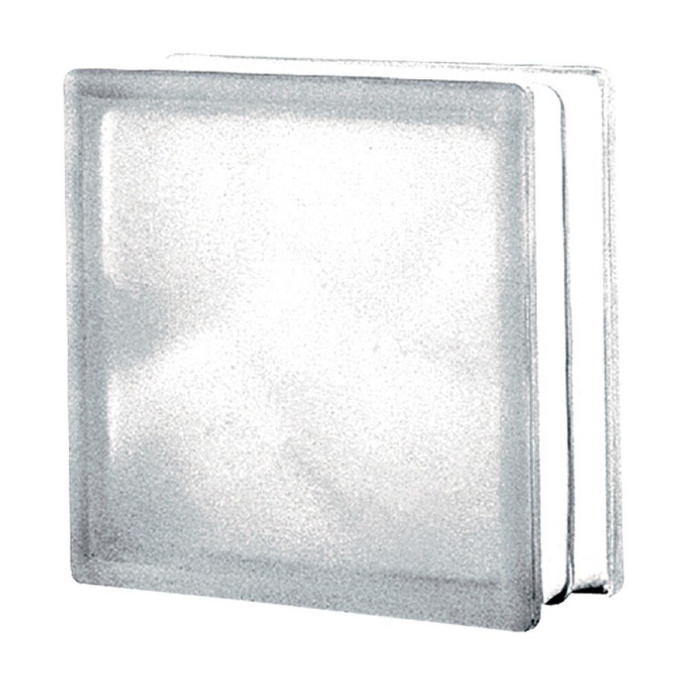 Klaasplokk Wave Sahara matt 190 x 190 x 80 mm