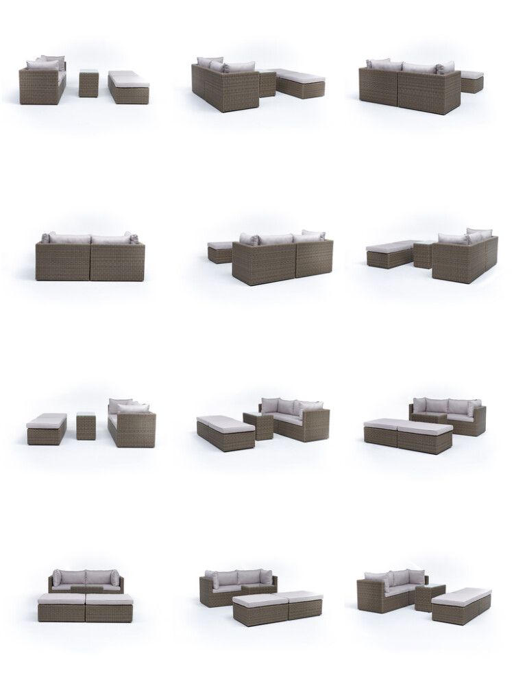 Diivanikomplekt SunFun All In One pruun