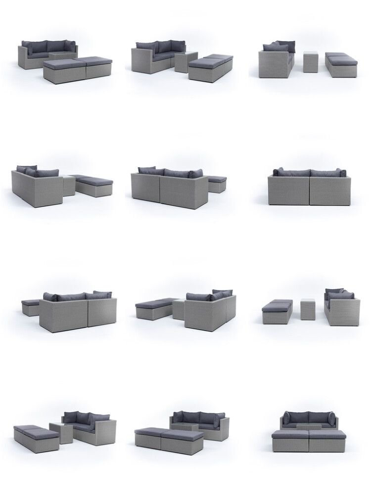 Diivanikomplekt SunFun All In One hall