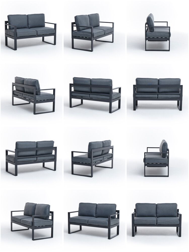 Diivan SunFun Firenze 2-kohaline must/hall