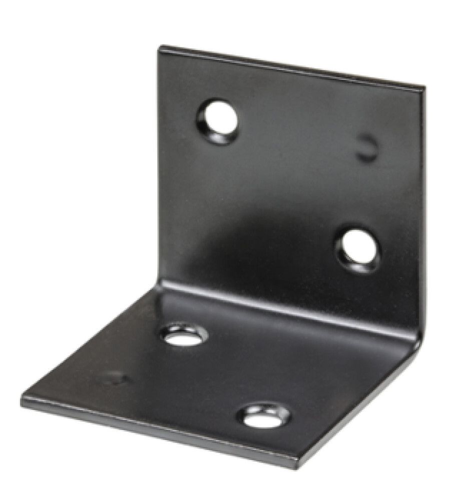 Naelutusnurk lai 50 x 50 mm must