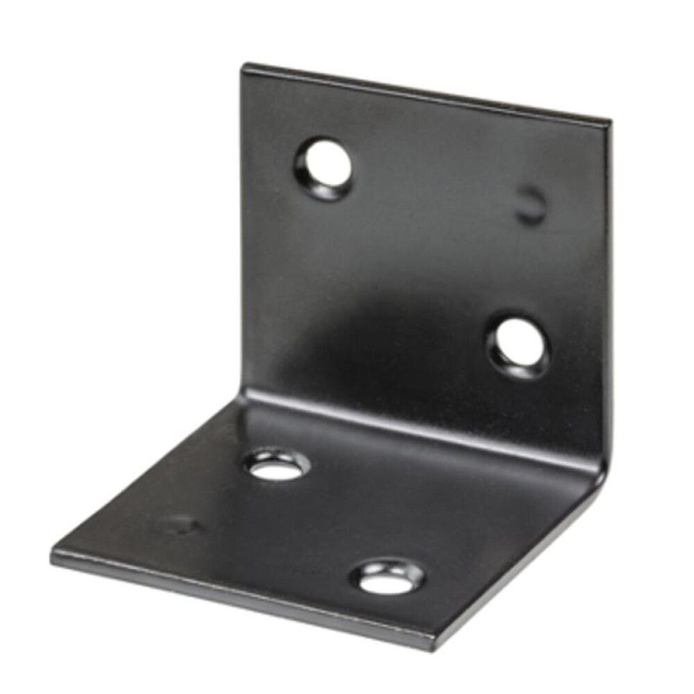 Naelutusnurk lai 60 x 60 mm must