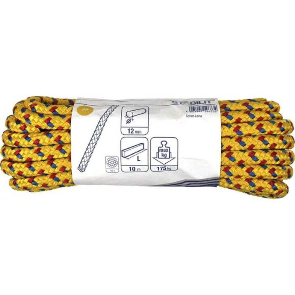PP-köis Stabilit 12 mm 10 m kollane/punane/sinine