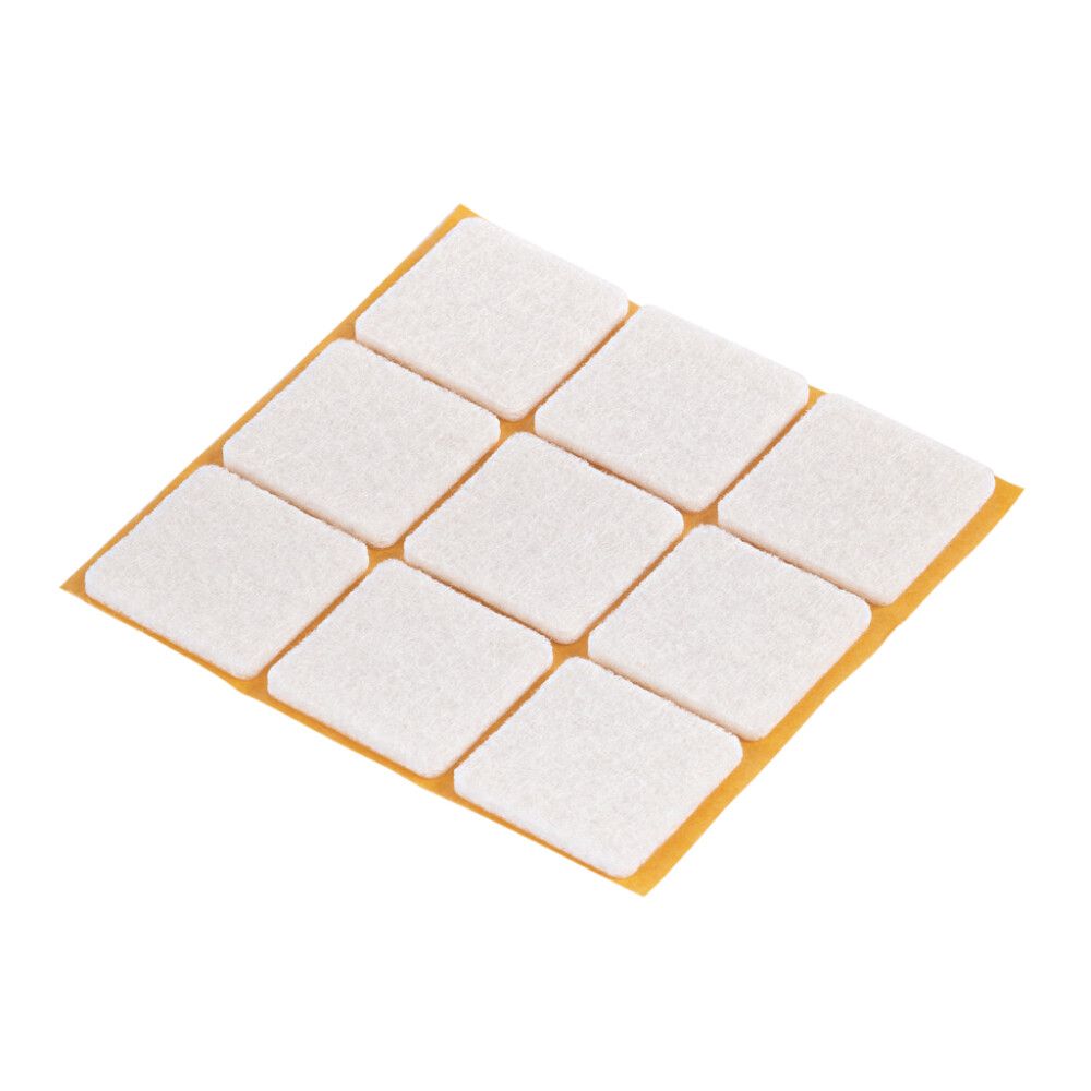 Mööblivilt Fix-o-moll 25 x 25 mm valge 9 tk