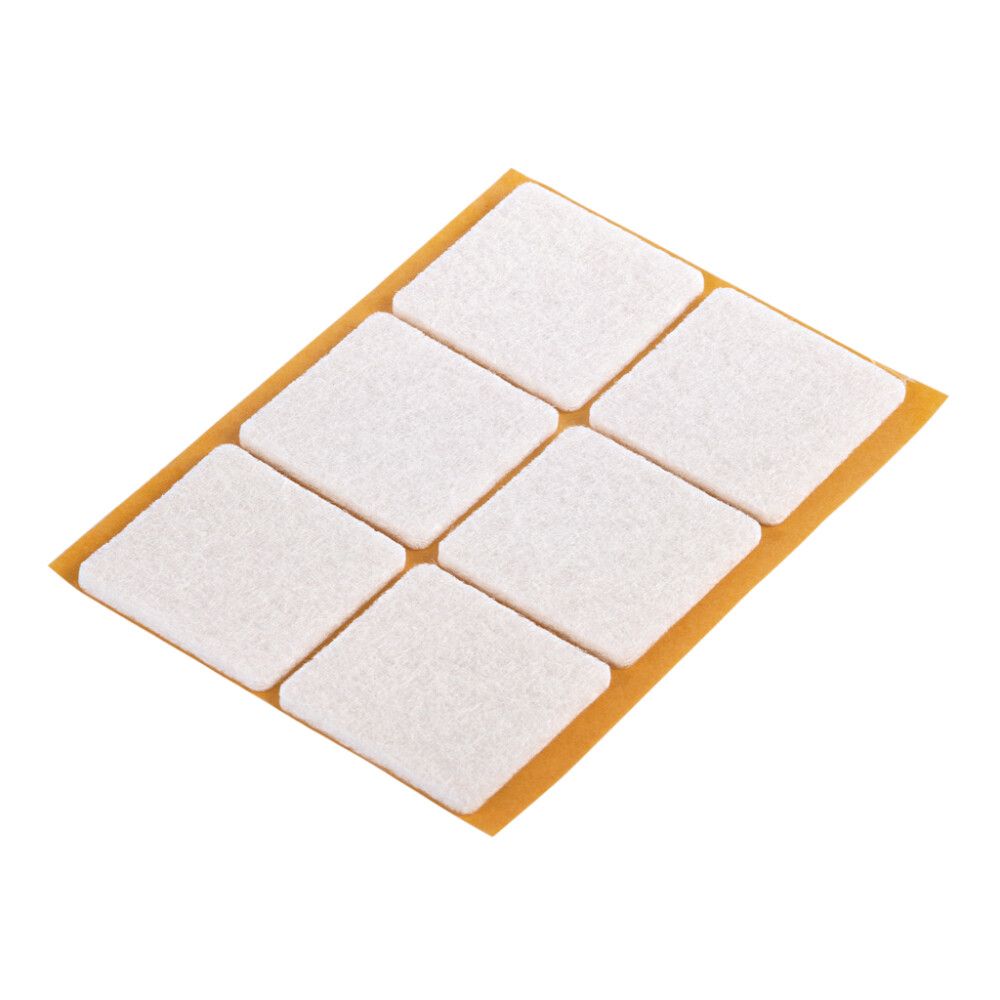 Mööblivilt Fix-o-moll 32 x 32 mm valge 6 tk