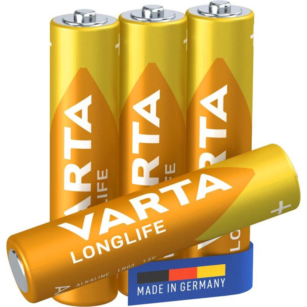 Patareid Varta Longlife 1,5 V AAA/LR03, 4 tk