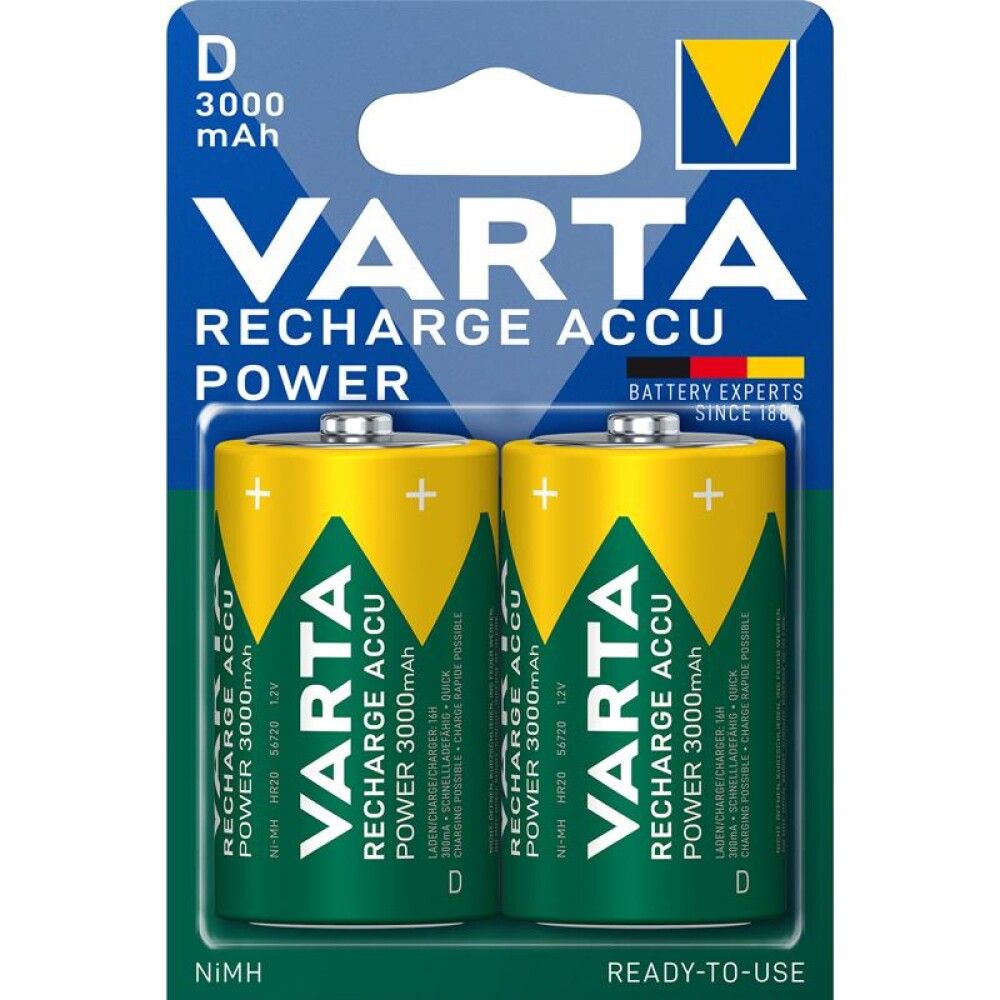 Akupatareid Varta Longlife ACCU Power D 3000 mAh 2 tk
