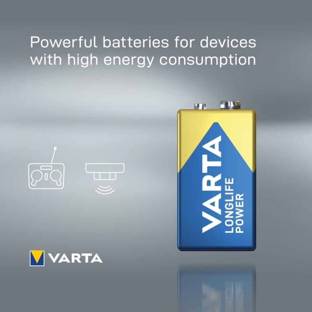 Patarei Varta High Energy 9 V 6LR61