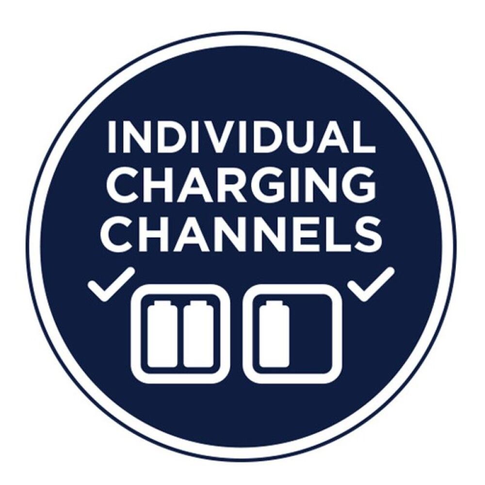 LCD Varta universaalne laadija+akulaadija must