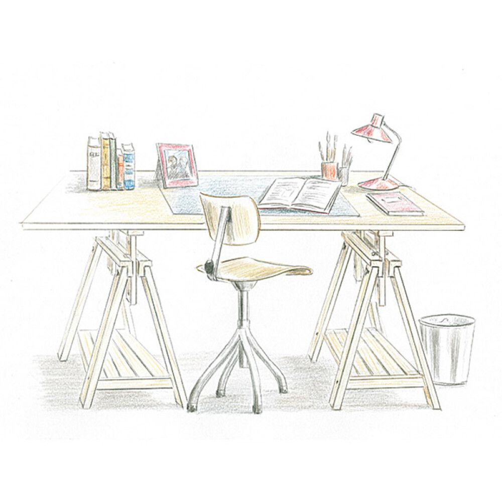 Universaalpukk Arhitekt 40 x 70 x 70 - 98,5 cm