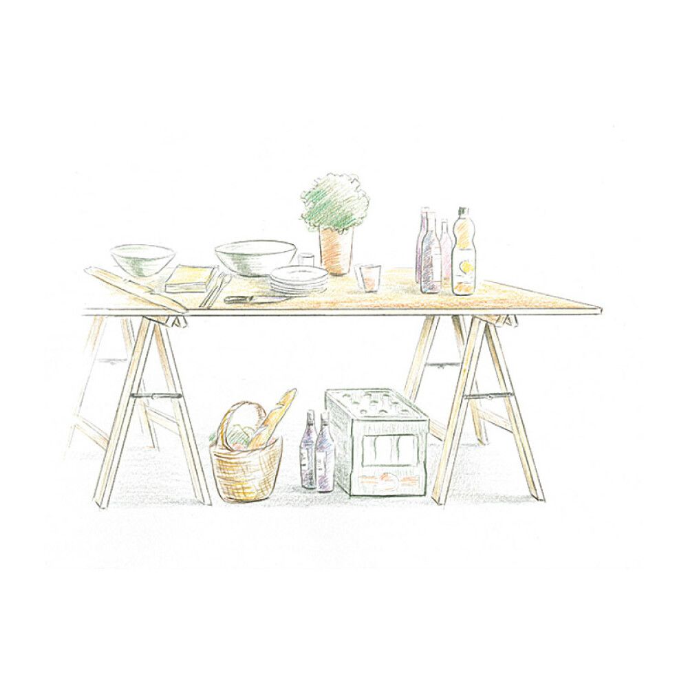 Universaalpukk puidust 75,5 cm