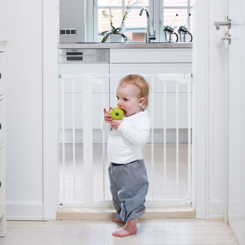 Turvavärav Trofast valge, metallist 730 - 805 x 730 mm