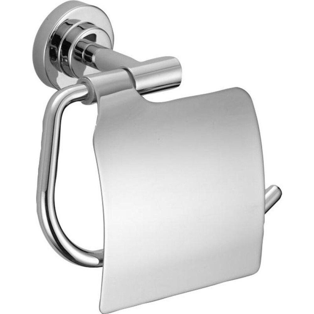 Tualettpaberihoidja Camargue Lyon kaanega kroomitud