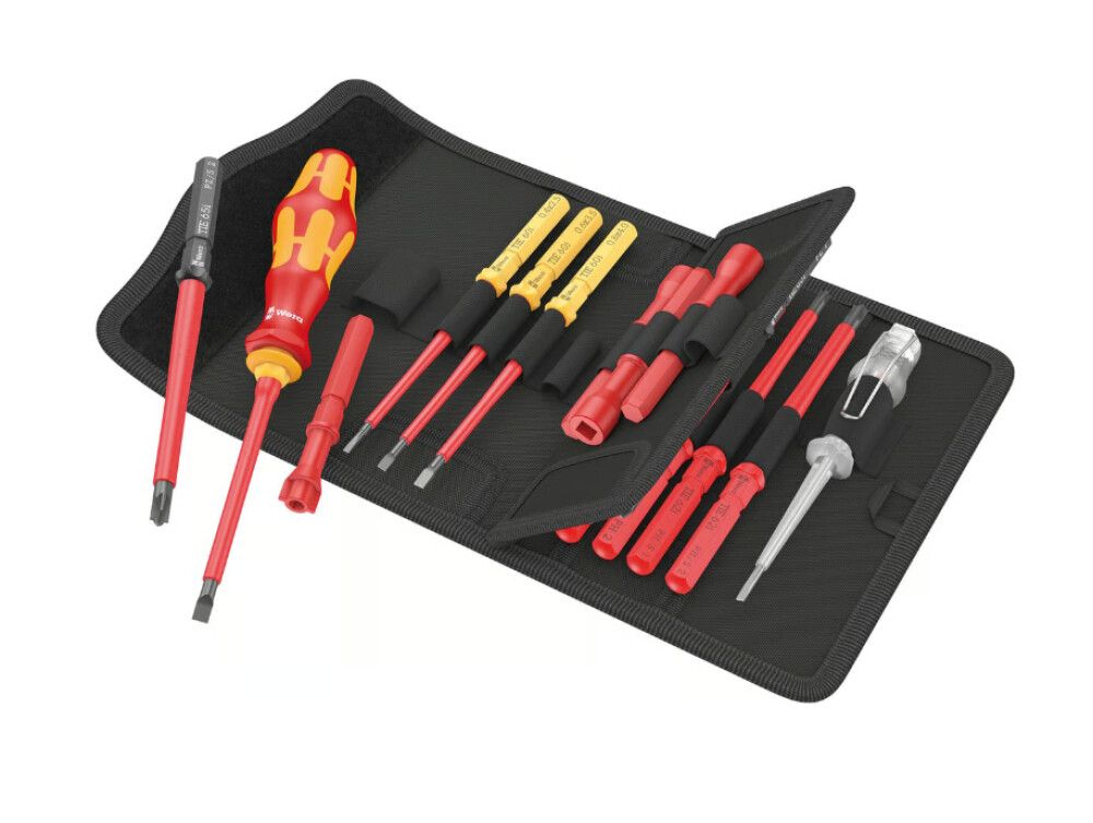 Kruvikeerajate komplekt Wera Kraftform Kompakt 18-osaline