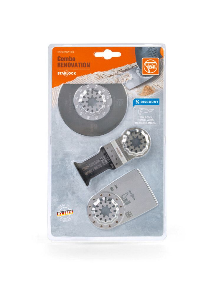 Terade komplekt Fein Starlock Combo Renovation 3-osaline