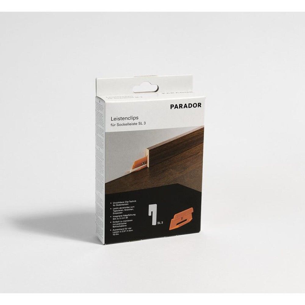 Põrandaliistu klamber SL3, 24 tk/pakk