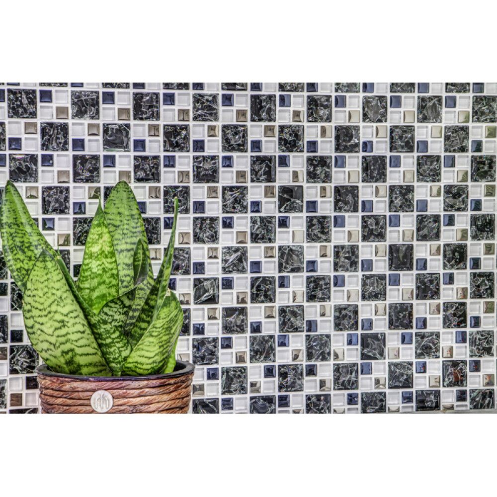 Klaasmosaiik Crystal Mix XIC K1499, 33,8 x 33,8 cm