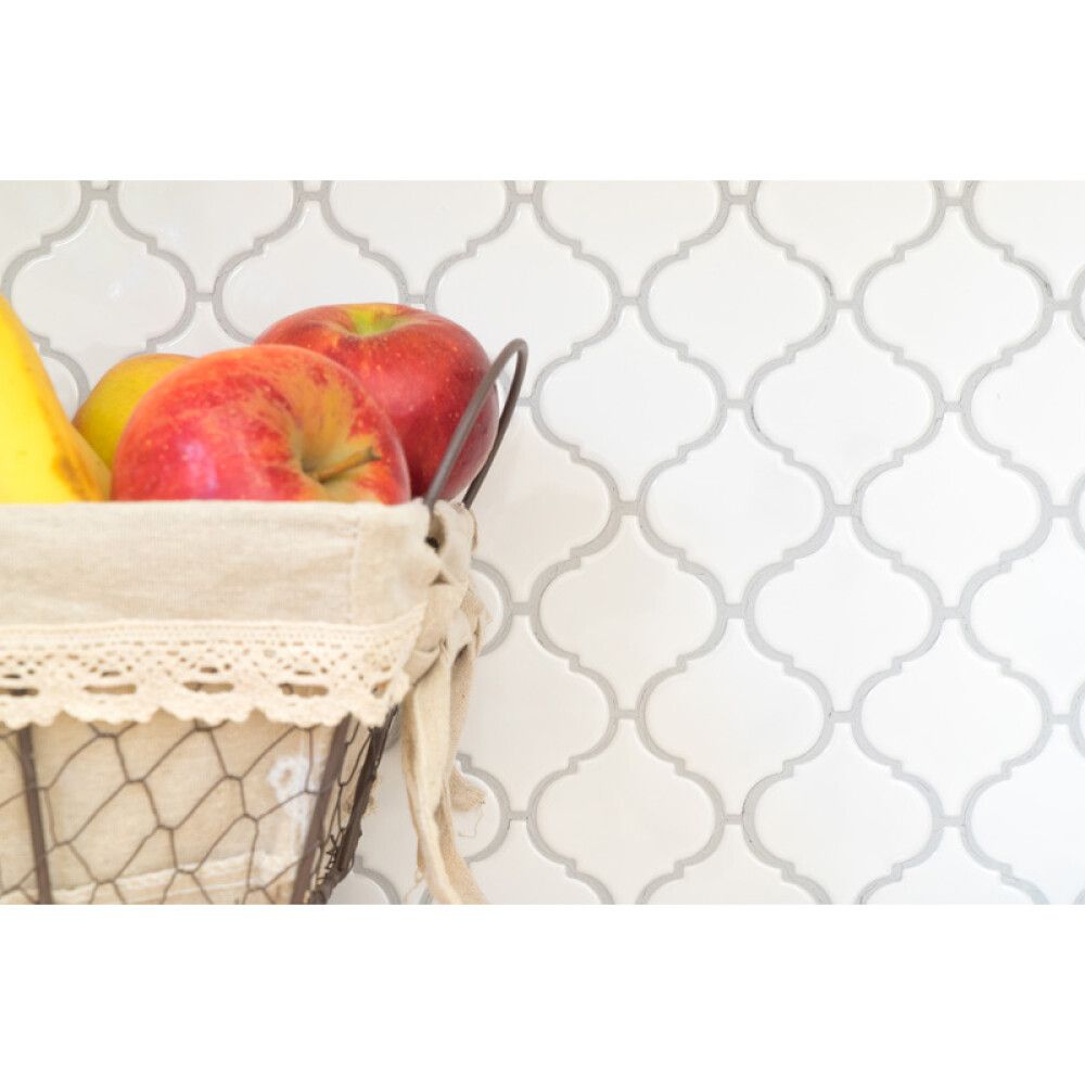 Mosaiik Florentine 29,3 x 24,5 cm Valge Läikiv