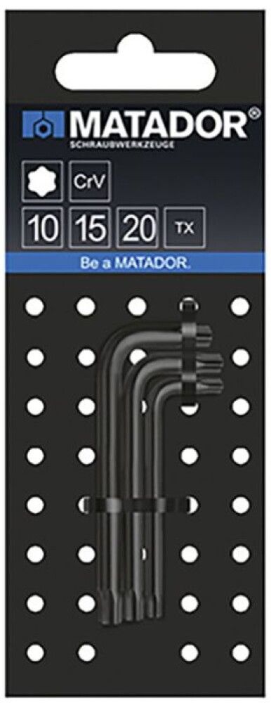 Torx võtmete komplekt T10, T15, T20