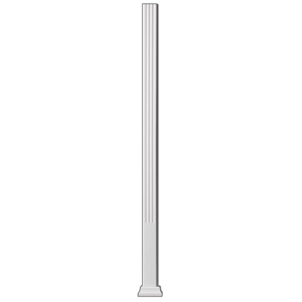 Radiaatori katte jalg Solo valge 39 x 78 x 945 mm