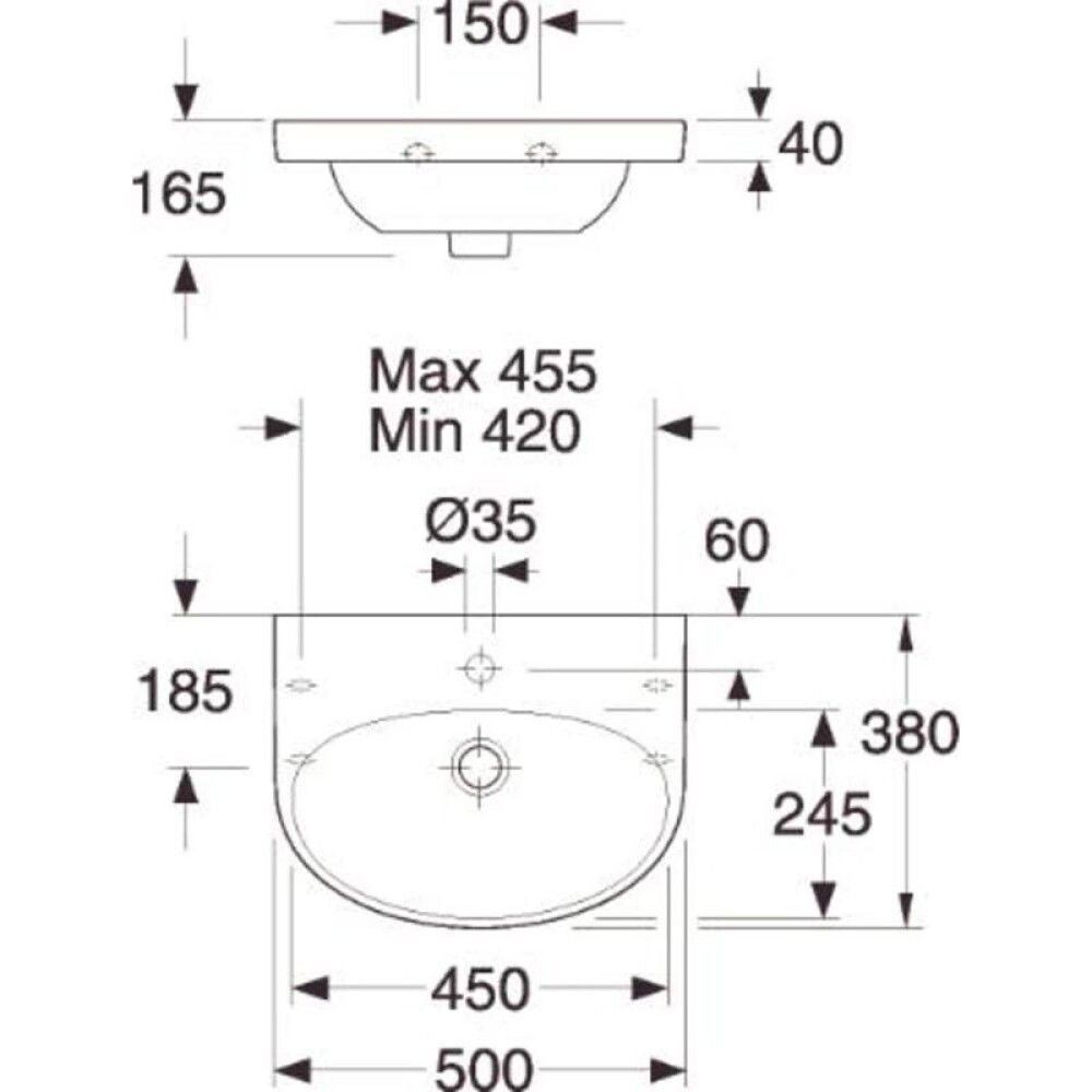 Valamu Gustavsberg Nautic 5550