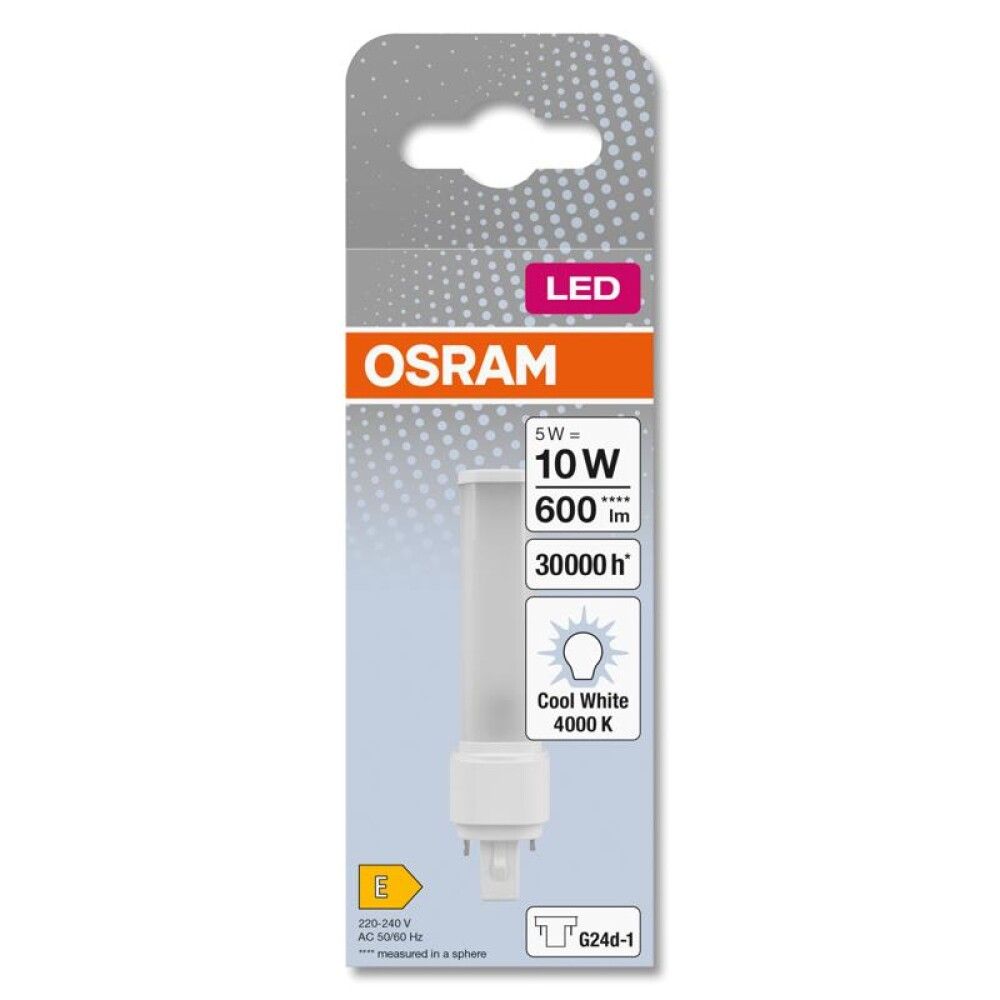 LED-lamp Osram Dulux D10 EM & AC Mains 5 W G24D-1 840