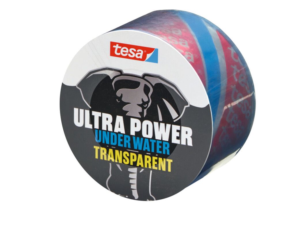 Ultra Power Under Water Transparent  Tesa parandusteip 1,5 m x 50 mm