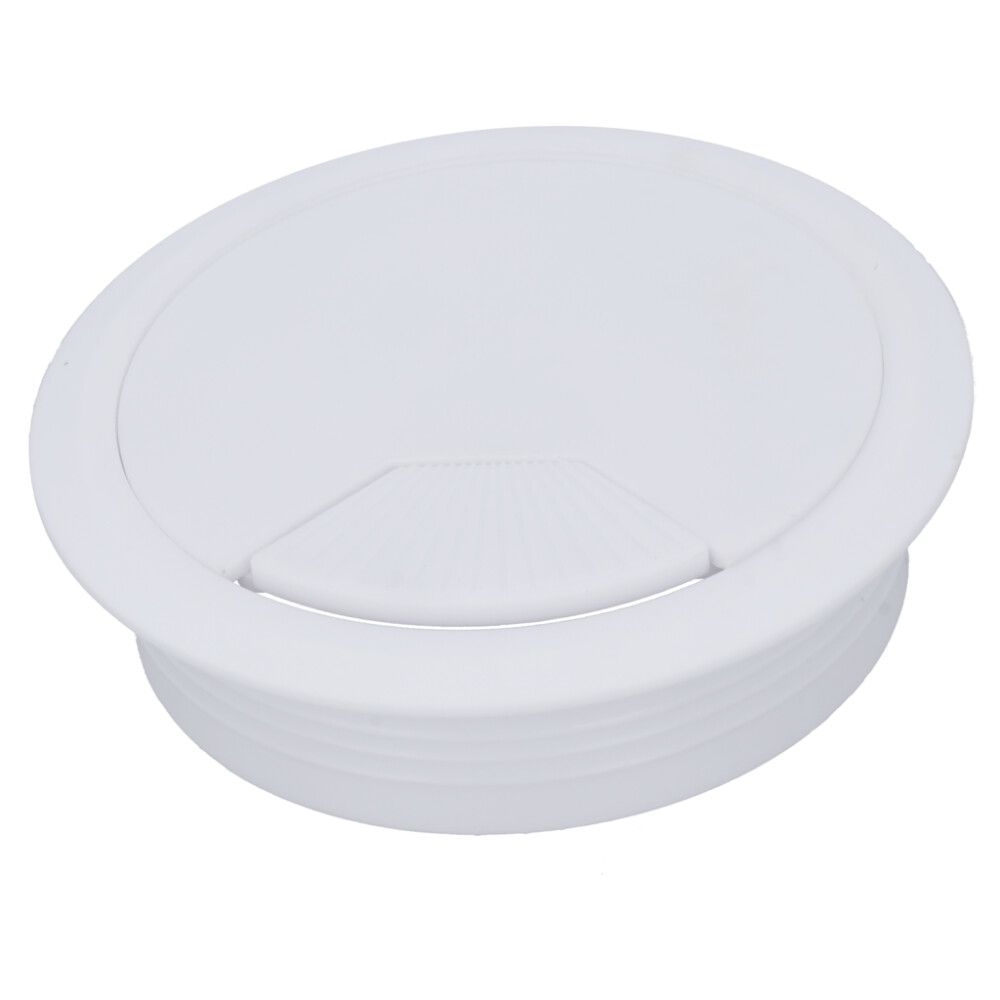 Kaabliläbiviik 80 mm valge