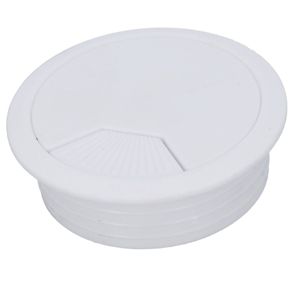 Kaabliläbiviigu kate 60 mm valge